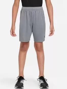 Nike Older Boys Dri-Fit Hbr Shorts - Grey
