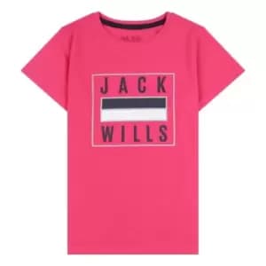 Jack Wills JW Regular Fit T-Shirt Junior Girls - Purple