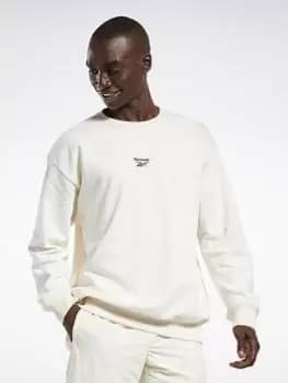 Reebok Classics Small Vector Crew Sweatshirt, Black Size M Men