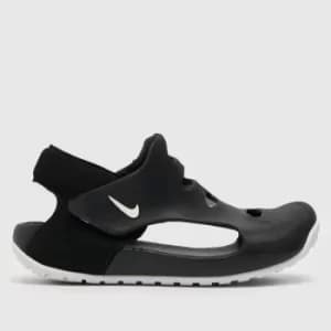 Nike Black Sunray Protect 3 Junior Sandals