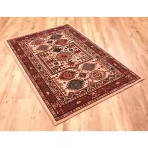 Kashqai 4306-100 67cm x 275cm Runner - Green and Yellow and Beige and Multicoloured and Red