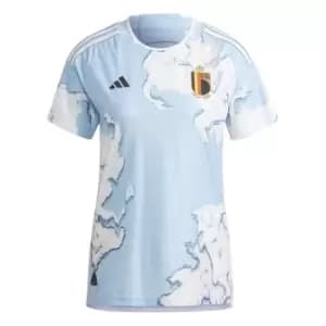 adidas Belgium Authentic Away Shirt 2022/2023 Womens - Blue