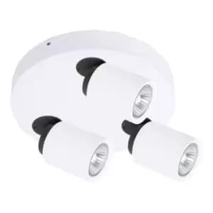 Italux Lighting - Italux Lucien - Modern Spotlights White 3 Light with White Shade, GU10