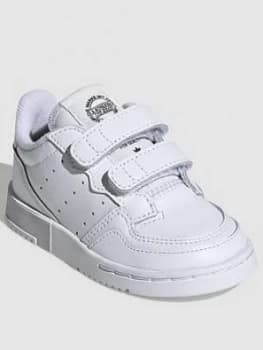Adidas Originals Supercourt Tab Fastening Infant Trainers - White