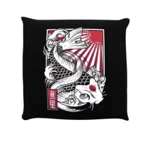 Unorthodox Collective Sakana Filled Cushion (One Size) (Black/Red/White)