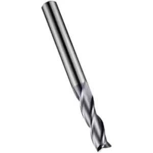 S933 12.00MM Carbide 3 Flute Flatted Shank Slot Drill - TiAlN Coated