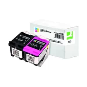 Q-Connect Remanufactured Ink for HP 302XLCMY Tricolor HI6U6707CES222R