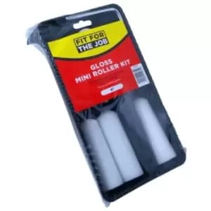 Fit For The Job Mini Roller Kit With 5 Gloss Rollers- you get 12