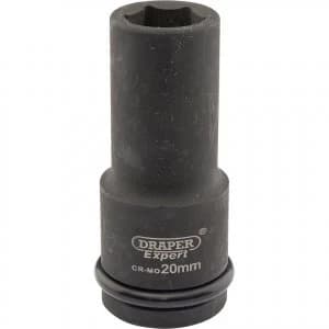 Draper Expert 3/4" Drive Deep Hexagon Impact Socket Metric 3/4" 20mm