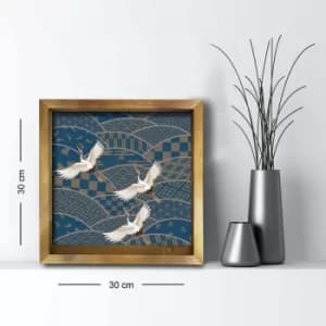 3030AHS-072 Multicolor Decorative Framed MDF Painting