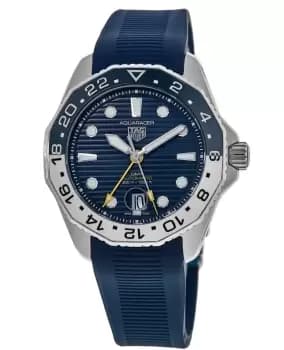 Tag Heuer Aquaracer Professional 300 Blue Dial Rubber Strap Mens Watch WBP2010.FT6198 WBP2010.FT6198