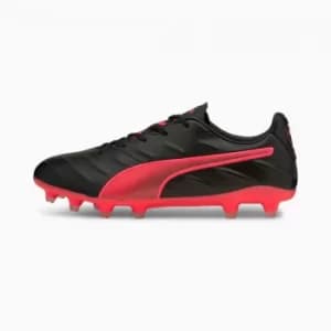 Womens PUMA King Pro 21 FG Football Boots, Black/Sunblaze Size 10 Shoes
