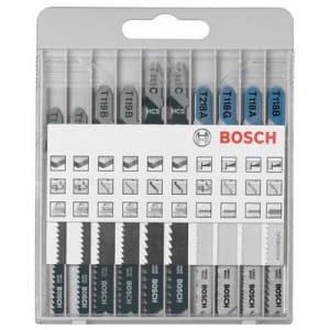 Stichsageblatt-Set Wood/metal basic, 10 Piece Bosch Accessories 2607010630 1 Set
