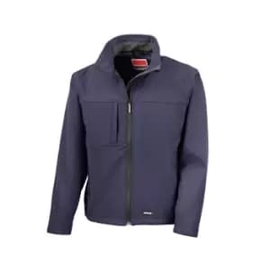 Result Mens Classic Softshell Breathable Jacket (2XL) (Navy Blue)