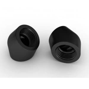 EK Water Blocks EK-AF Angled 45 2F G1/4 - Black