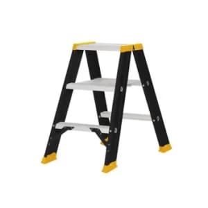 DEWALT Ladders Professional Double Stepladder, 0.75m 3 Rungs