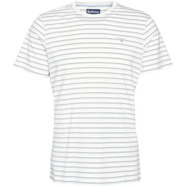 Barbour Ponte Striped T-Shirt - Beige L