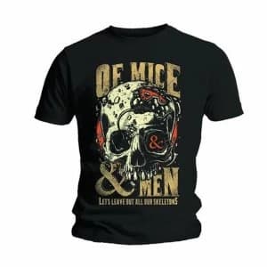 Of Mice & Men - Leave Out All Our Skeletons Unisex Small T-Shirt - Black
