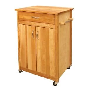 Catskill by Eddingtons Butcher Block Kitchen Trolley with Wheels