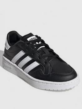 Adidas Originals Team Court Childrens Trainers - Black/White