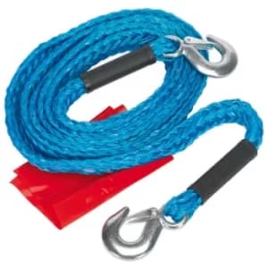 Sealey TH2002 Tow Rope 2000kg Rolling Load Capacity
