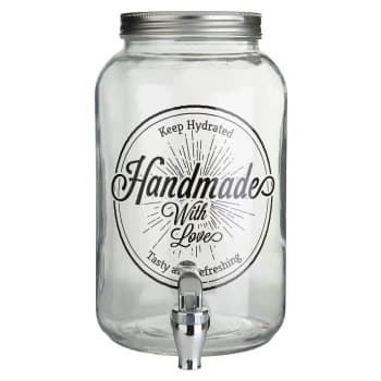 Glass Drinks Dispenser - 3500ml