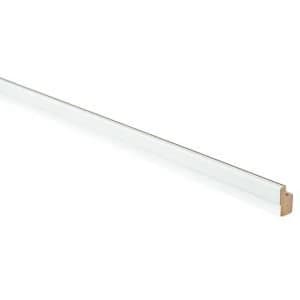 Cooke Lewis High Gloss White Cornice or pelmet L3000mm