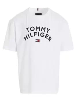 Tommy Hilfiger Boys Flag T-Shirt - White, Size 10 Years