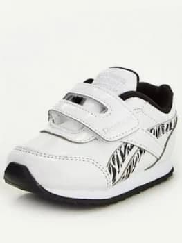 Reebok Royal Zebra Toddler Trainers - White/Black