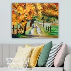 128757305_70100 Multicolor Decorative Canvas Painting