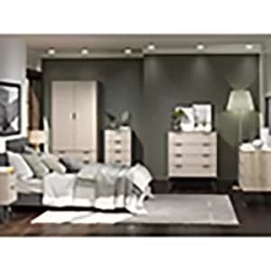 Augusta 3 plus 3 Drawer Wide Chest of Drawers, Driftwood