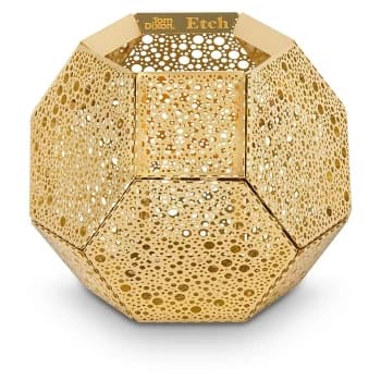 Tom Dixon Etch Tea Light Holder - Brass