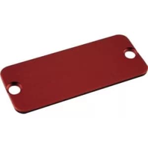 Hammond Electronics 1455CALRD-10 End cover (L x W) 54mm x 23mm Aluminium Red 10 pc(s)