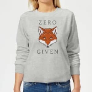 Zero Fox Given Womens Sweatshirt - Grey - 3XL