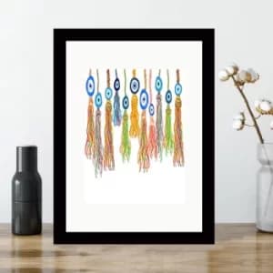 SC471145289 Multicolor Decorative Framed MDF Painting