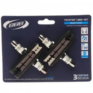 BBB TriStop Brake Pads - Blk/Gry/Wht