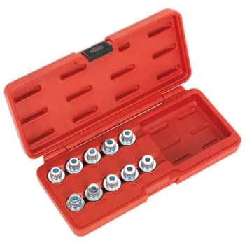 Sealey SX208 Locking Wheel Nut Key Set 10pc - BMW & Mini