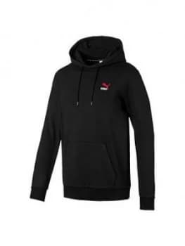 Puma Classics Embossed Hoodie - Black/Red