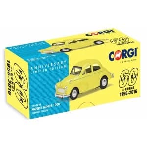 Morris Minor 1000 Highway Yellow 1:43 Corgi 60th Model