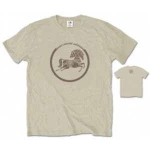 George Harrison Dark Horse Mens Sand T Shirt: Large