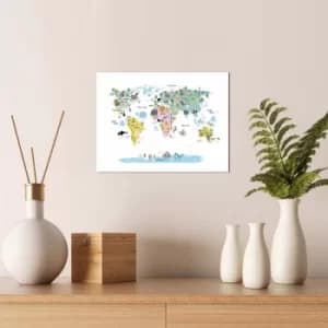 3040MDFCIZ-011 Multicolor Decorative MDF Painting