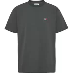 Tommy Jeans Classic Tommy Small Badge T Shirt - Grey
