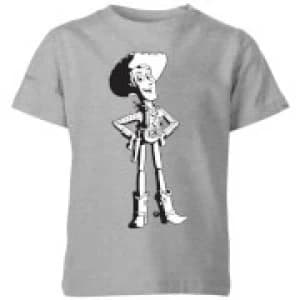 Toy Story Sheriff Woody Kids T-Shirt - Grey - 11-12 Years