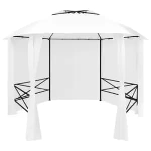 Vidaxl Garden Marquee With Curtains 360X312X265cm White 180 G/M²