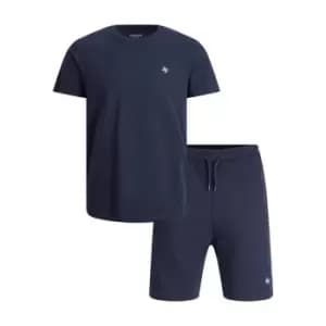 Jack and Jones T Shirt Short Set Mens - Blue