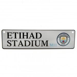 Manchester City FC Stadium Window Sign