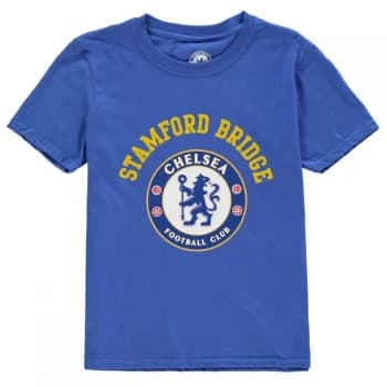 Source Lab Chlesea FC Crest T Shirt Junior Boys - Blue
