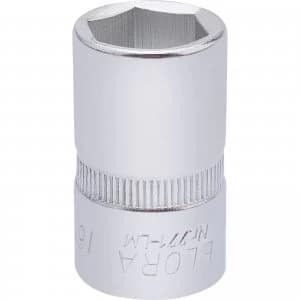 Elora 1/2" Drive Hexagon Socket Metric 1/2" 16mm