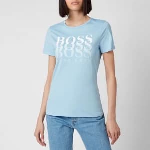 Hugo Boss Eloga 1 T-Shirt Patel Blue Size L Women