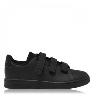 adidas Advantage C Junior Boys Trainers - Black